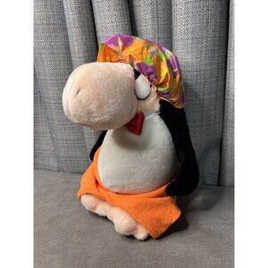 Vintage 1985 DAKIN OPUS THE PENGUIN Stuffed Plush HOLLIDAY HOTEL Wet Phase